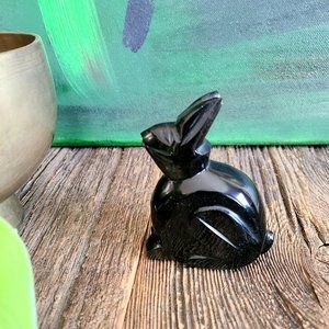 Black Onyx bunny rabbit.